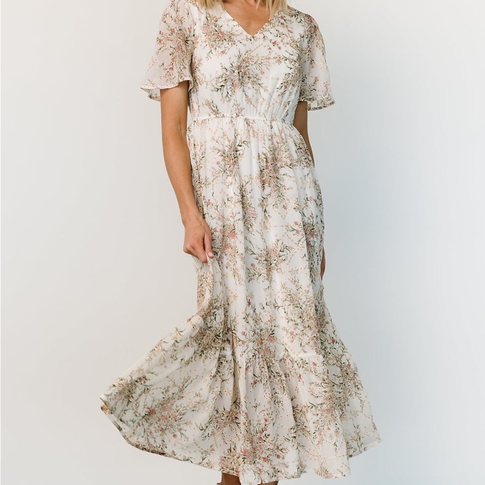 Baltic Born Embossed Midi Dress NWT